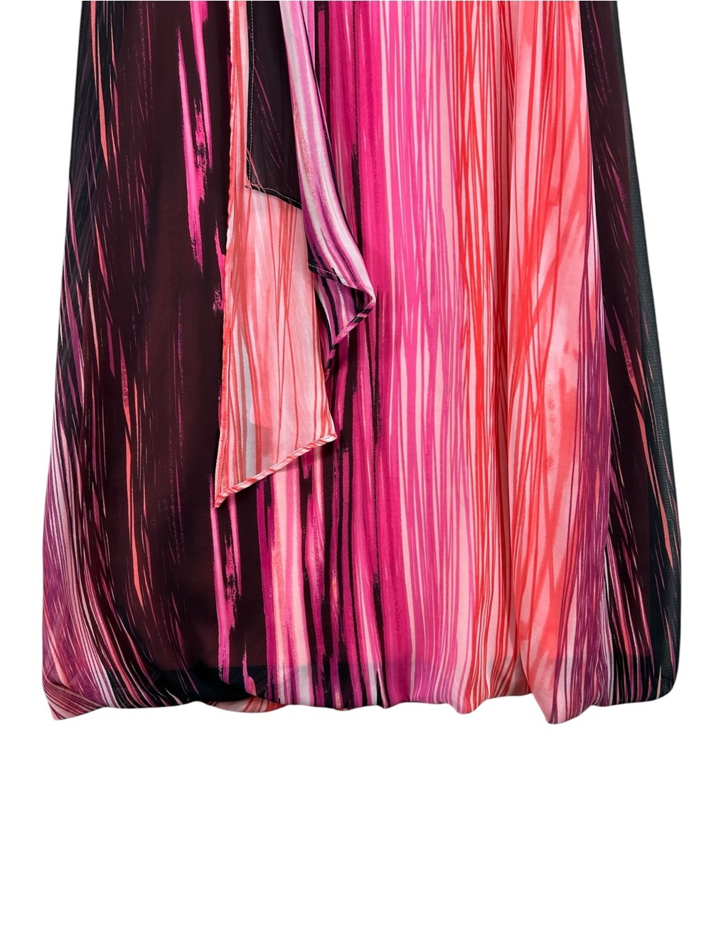 Rabbit Rabbit Rabbit Pink Gradient Sleeveless Cowl Neck Mini Dress - Picture 3 of 13